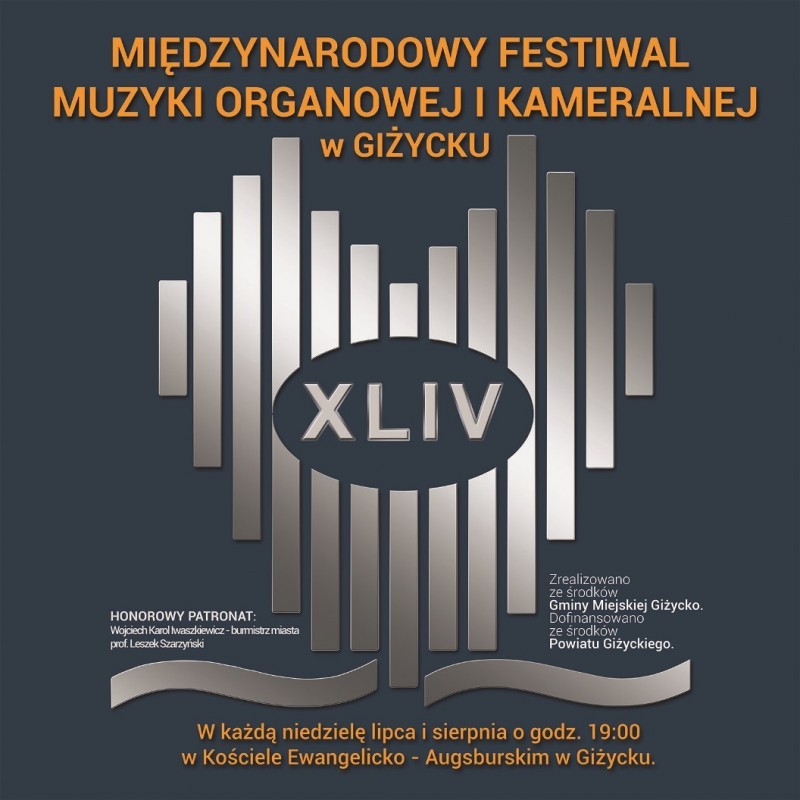 XLIV Międzynarodowy Festiwal Muzyki Organowej i Kameralnej 